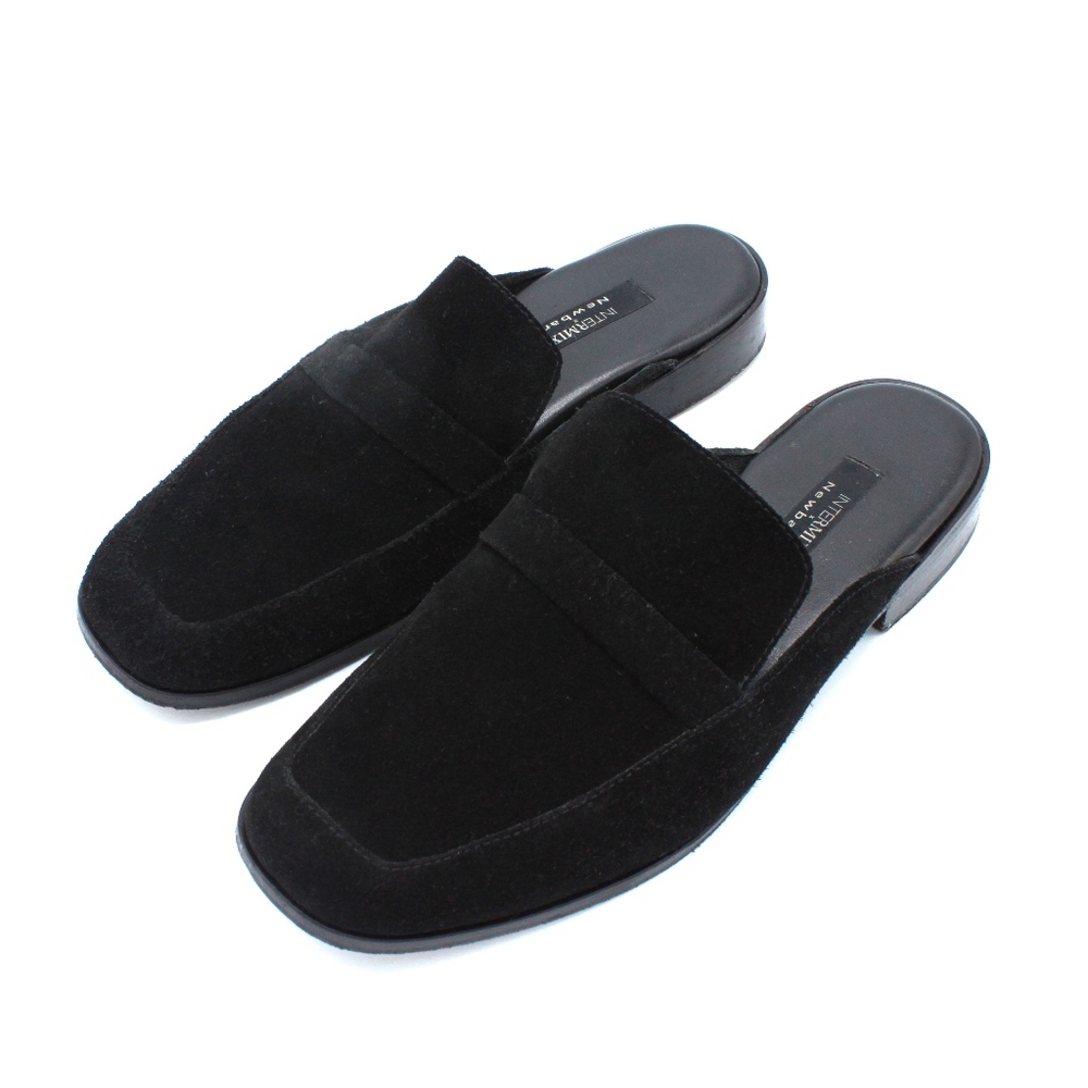 NewbarK x Intermix Suede Slide Mules (Retail $450)